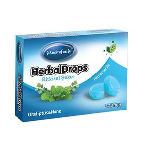 Mecitefendi Herbal Sugar Drops (Eucalyptus Mint) 24-Pack