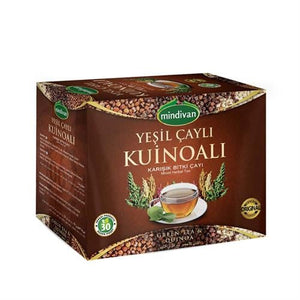 شاي الكينوا المنقوع بالشاي الأخضر المكثف