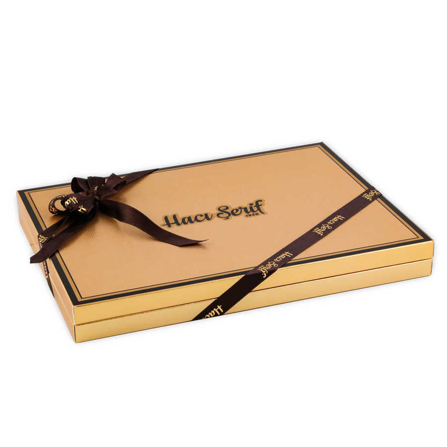 48-Piece Gold Box Chocolate Gift for Bayram - Model 2