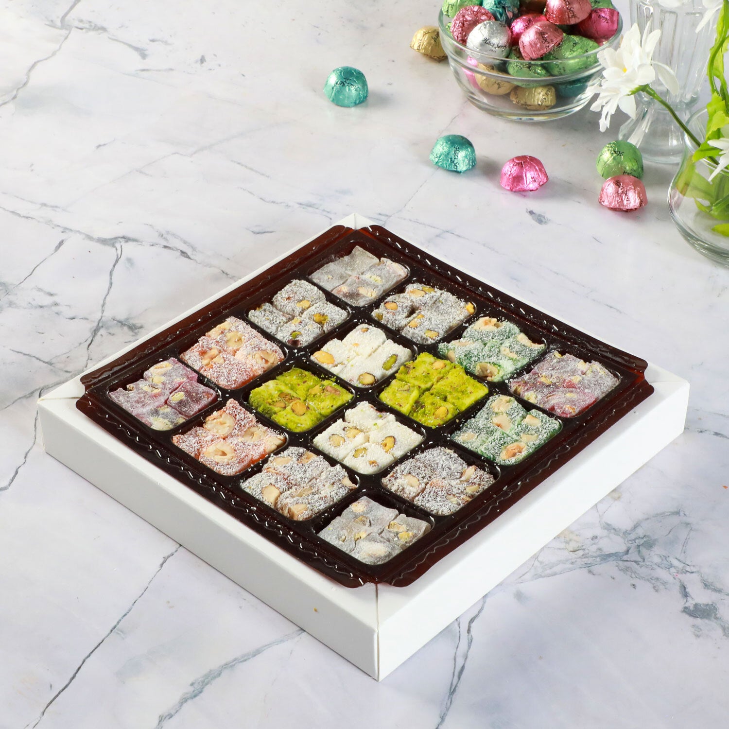 Custom Photo Eid Gift: Mini Delight Turkish Delight Feast - Model 2