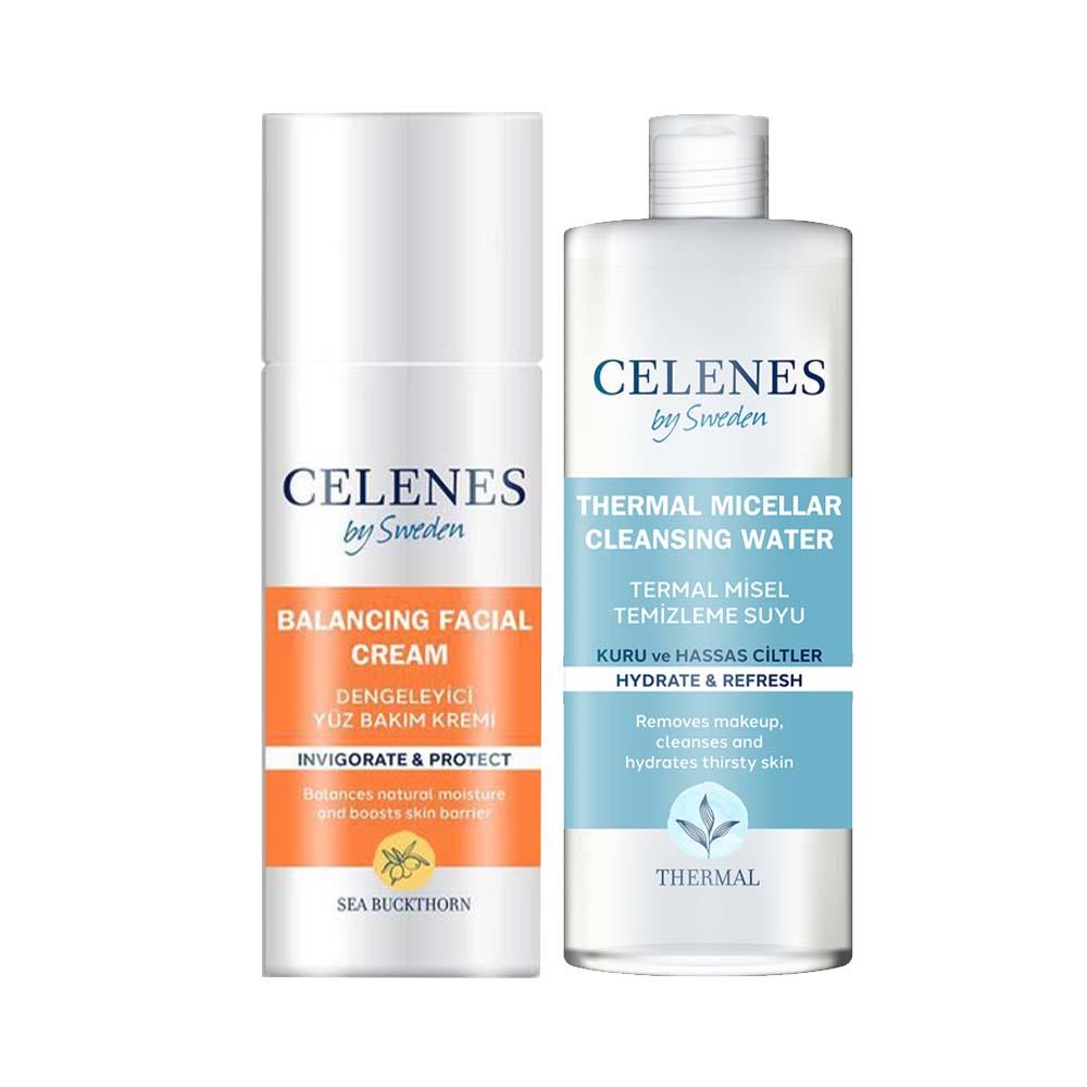 ماء وكريم السويدي لتوازن البشرة وتنظيفها