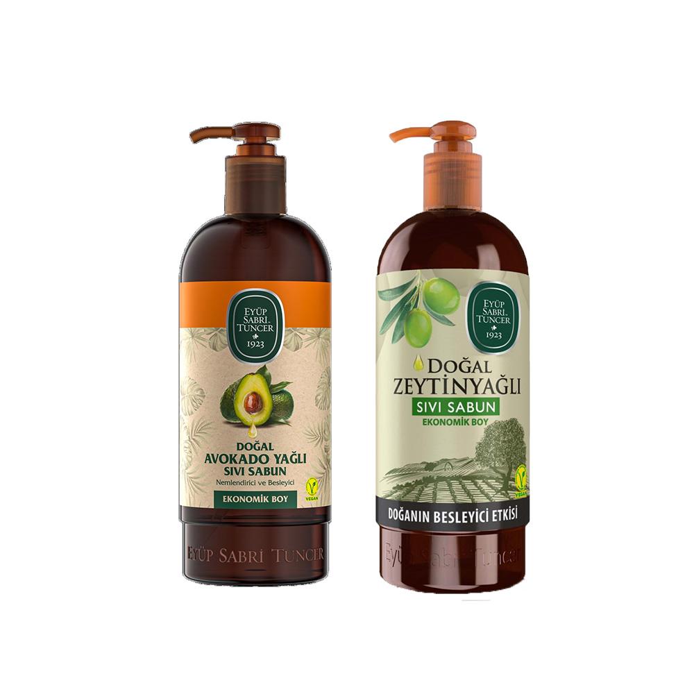 صابون سائل بالأفوكادو وزيت الزيتون للعناية اللطيفة