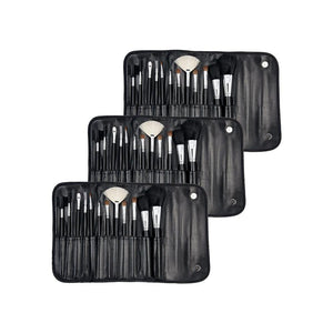 مجموعة فرش مكياج ليونيز الثلاثية: إطلالة مثالية، أدوات احترافية