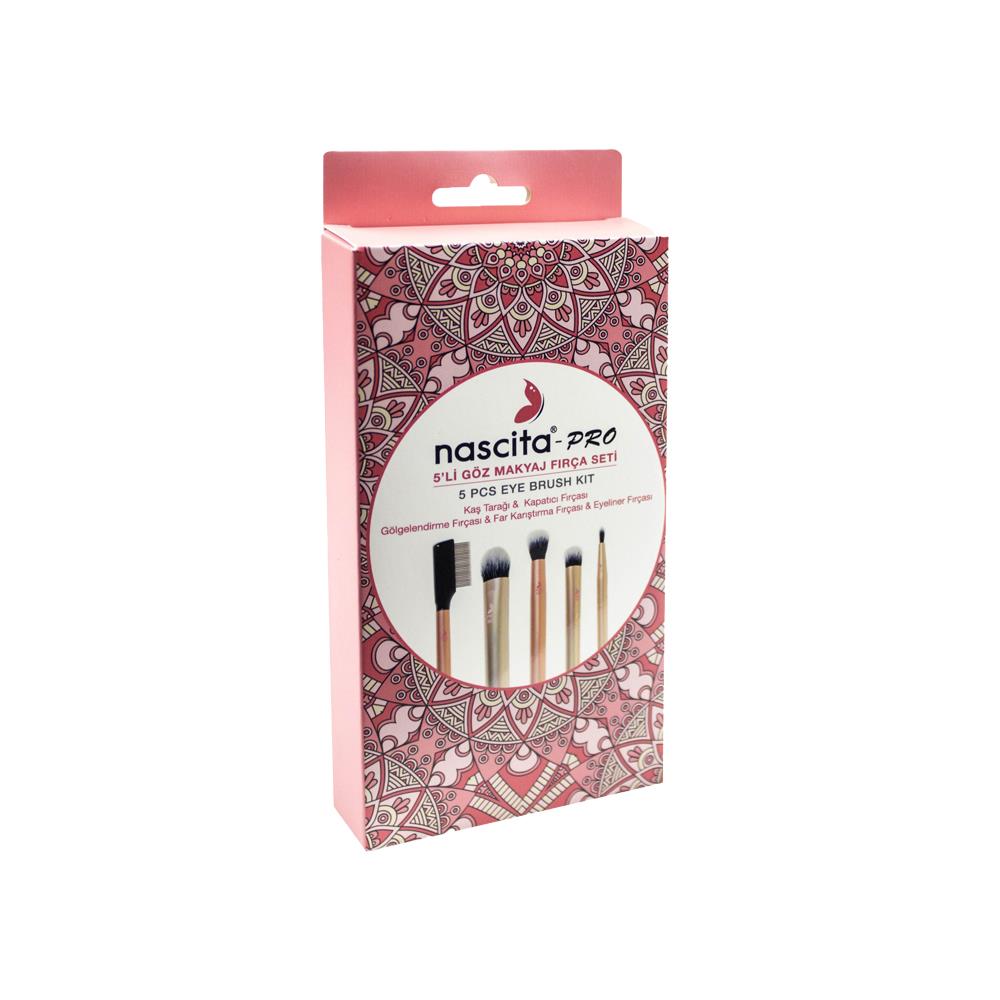 مجموعة فرش مكياج العيون المثالية 5 قطع من ناسكيتا