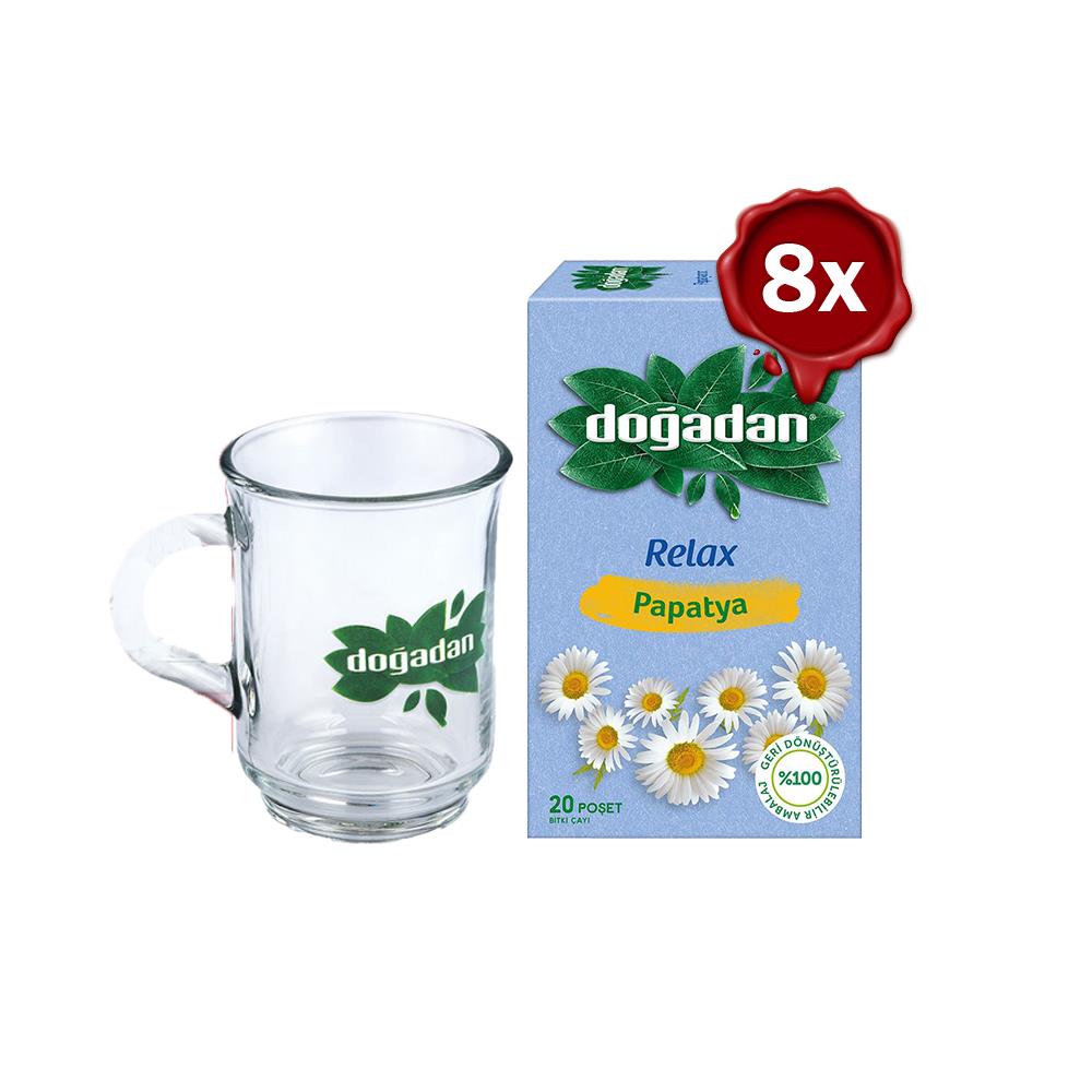 شاي البابونج الطبيعي للاسترخاء مع كوب هدية مجاني