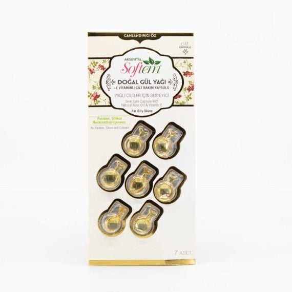 Rose Oil + Vitamin E Skin Care Capsule