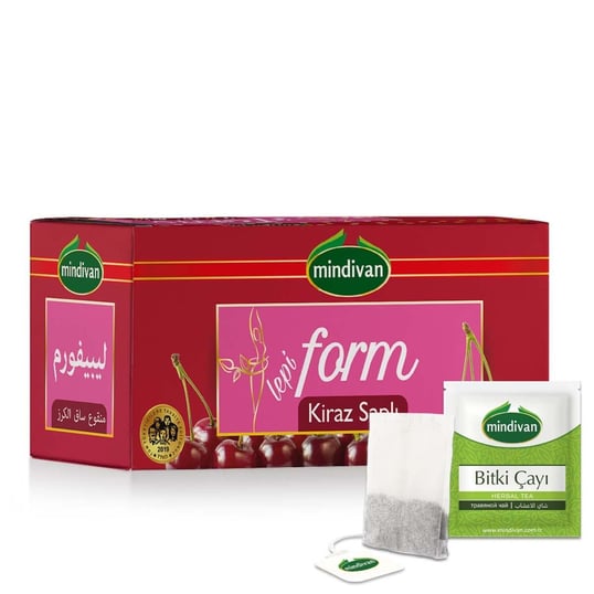 شاي أعشاب منقوع بسيقان الكرز (عبوة من 40 كيس) (منتج داعم للنظام الغذائي)