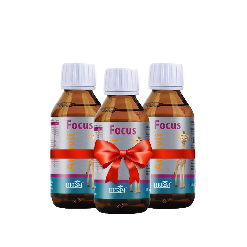 Argivit Focus Syrup for Enhanced Brain Function - 150 ml - 3 pcs