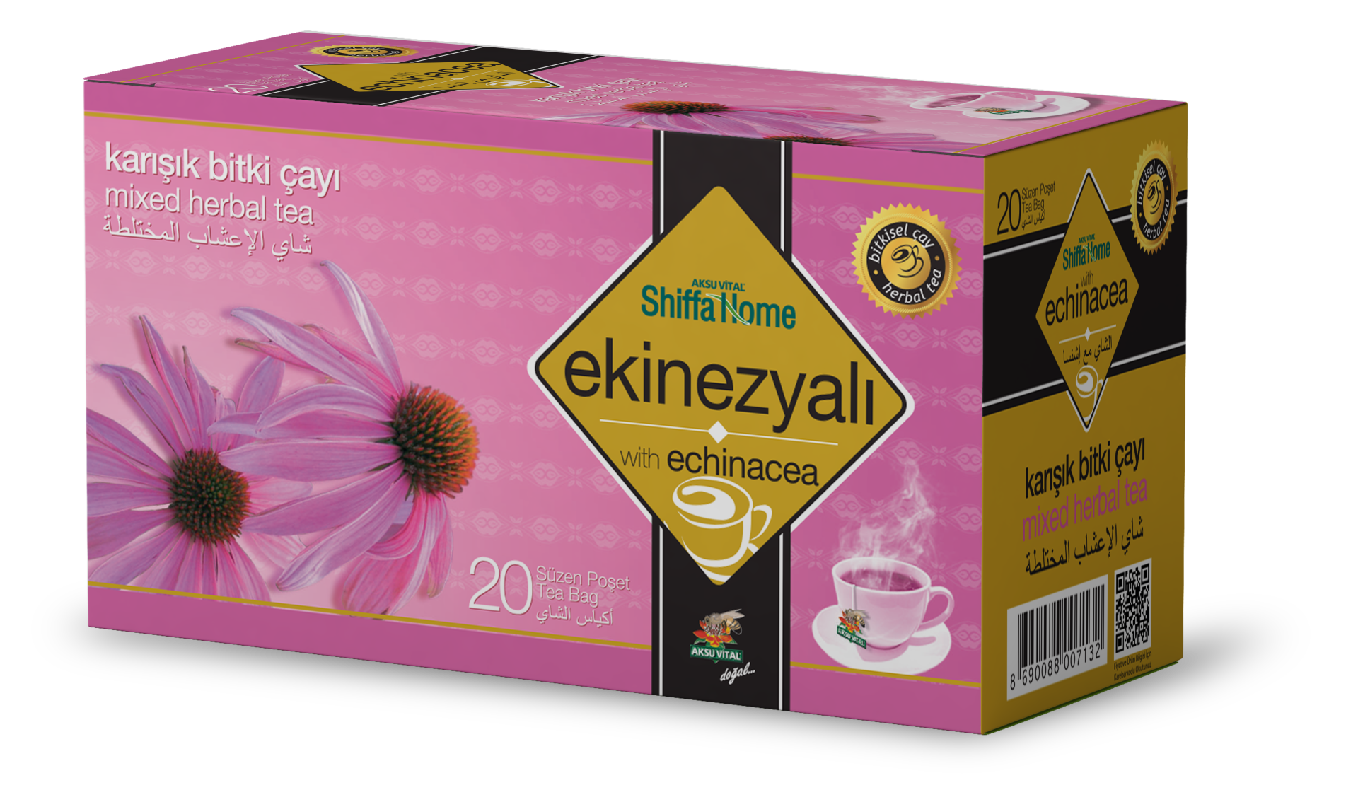 شاي أعشاب إخناسيا مشكلة 20 قطعة