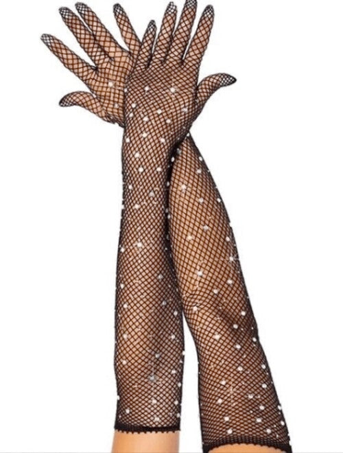 Gloves With Crystals