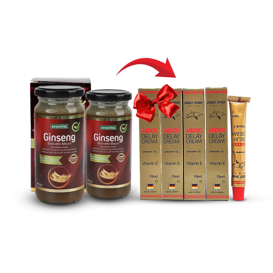 Ginseng Extract Pastes 2 Pcs + Viga Cream Free Gift
