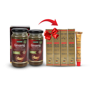 Ginseng Extract Pastes 2 Pcs + Viga Cream Free Gift